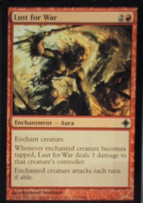 Lust for War - Rise of the Eldrazi: #157, Magic: The Gathering Nm R48