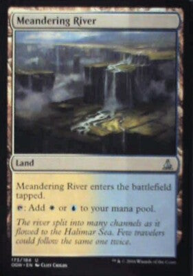 Meandering River - Oath of the Gatewatch: #173, Magic: The Gathering Nm R156