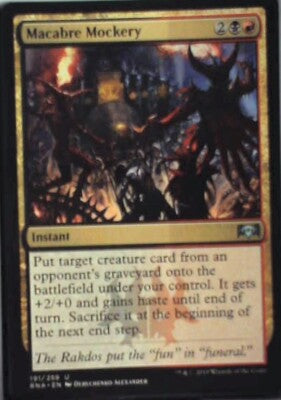 Macabre Mockery - Ravnica Allegiance: #191, Magic: The Gathering Nm R144