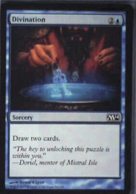 Divination - Magic 2014 (M14): #52, Magic: The Gathering Nm R182