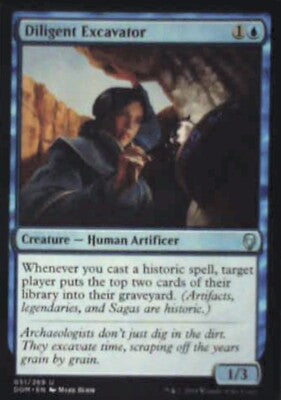 Diligent Excavator - Dominaria: #51, Magic: The Gathering Nm R201