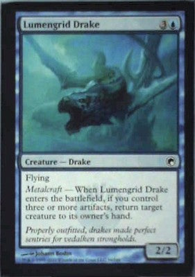 Lumengrid Drake - Scars of Mirrodin: #36, Magic: The Gathering Nm C335