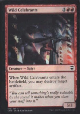 Wild Celebrants - Commander Legends: #212, Magic: The Gathering Nm R168
