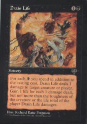 Drain Life - Mirage: #118, Magic: The Gathering Nm R127