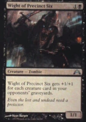 Wight of Precinct Six - Gatecrash: #84, Magic: The Gathering Nm R88
