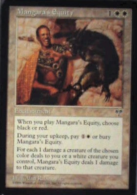 Mangara's Equity - Mirage: #26, Magic: The Gathering Lp R112