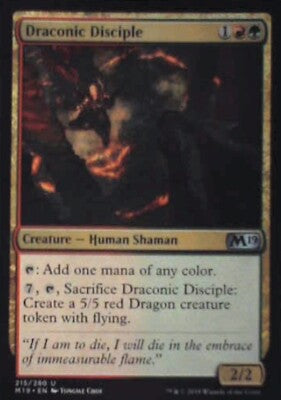 Draconic Disciple - Core Set 2019: #215, Magic: The Gathering Nm R130