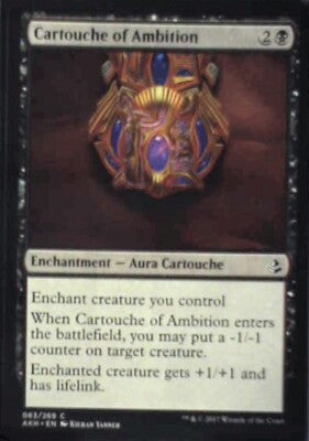 Cartouche of Ambition - Amonkhet: #83, Magic: The Gathering Nm R143