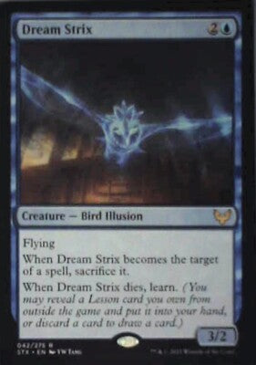 Dream Strix - Strixhaven: School of Mages: #42, Magic: The Gathering Nm R86