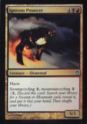 Igneous Pouncer - Duel Decks: Ajani vs. Nicol Bolas: #57, MTG Nm R179