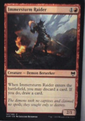 Immersturm Raider - Kaldheim: #141, Magic: The Gathering Nm R169