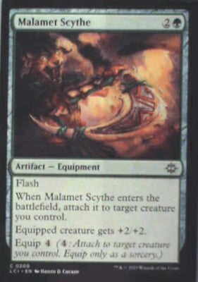 Malamet Scythe - The Lost Caverns of Ixalan: #200, Magic: The Gathering Nm R203