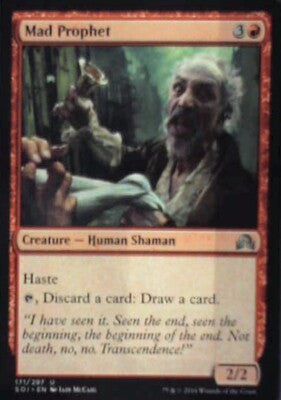 Mad Prophet - Shadows over Innistrad: #171, Magic: The Gathering Nm R160