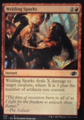 Welding Sparks - Jumpstart 2022: #623, Magic: The Gathering Nm R217