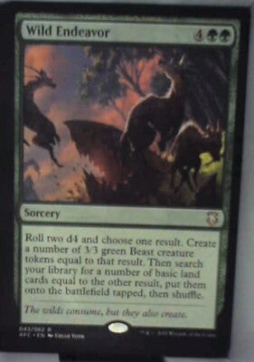 Wild Endeavor - Commander: Adventures in the Forgotten Realms: #43 Nm R237