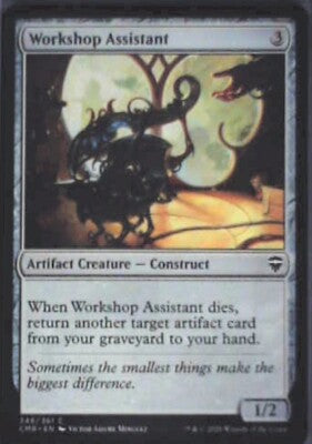 Workshop Assistant - Commander Legends: #348, Magic: The Gathering Nm R168