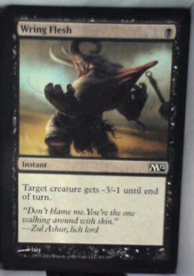 Wring Flesh - Magic 2012 (M12): #118, Magic: The Gathering Nm R118