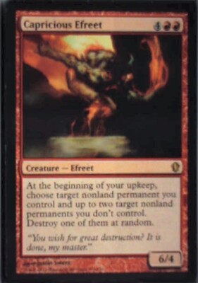 Capricious Efreet - Commander 2013: #102, Magic: The Gathering Lp R173