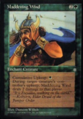 Maddening Wind - Ice Age: #254, Magic: The Gathering Nm R124