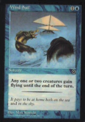 Wind Sail - Portal Second Age: #60, Magic: The Gathering Nm R110