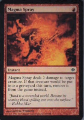 Magma Spray - Shards of Alara: #108, Magic: The Gathering Lp R209