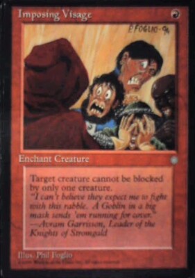 Imposing Visage - Ice Age: #193, Magic: The Gathering Lp R234
