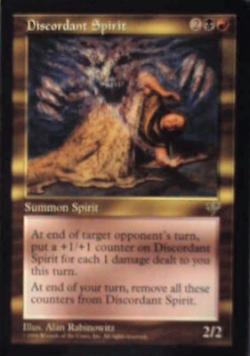 Discordant Spirit - Mirage: #261, Magic: The Gathering Nm R109