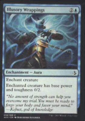 Illusory Wrappings - Amonkhet: #58, Magic: The Gathering Nm R103