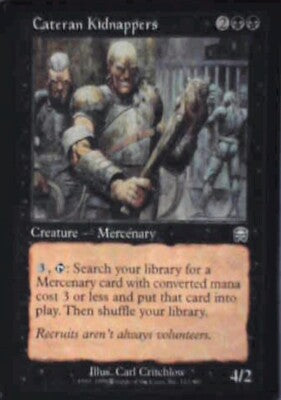 Cateran Kidnappers - Mercadian Masques: #122, Magic: The Gathering Nm R131