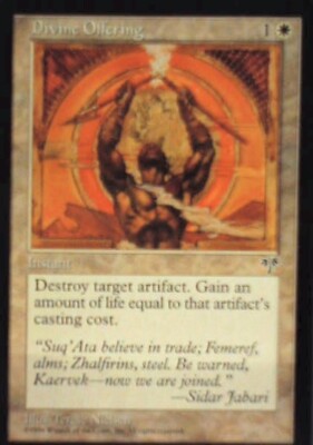 Divine Offering - Mirage: #11, Magic: The Gathering Nm R191