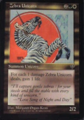 Zebra Unicorn - Mirage: #290, Magic: The Gathering Nm R109