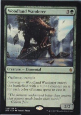 Woodland Wanderer - Battle for Zendikar: #198, Magic: The Gathering Nm R148