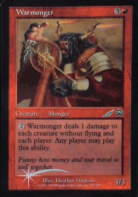 Warmonger - Media Promos: #12, Magic: The Gathering - Foil Nm R247