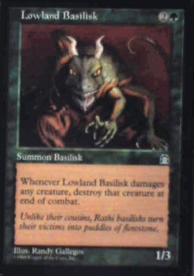 Lowland Basilisk - Stronghold: #109, Magic: The Gathering Nm R194