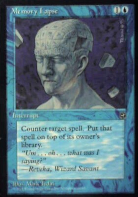 Memory Lapse - Homelands: #32a, Magic: The Gathering Lp R96
