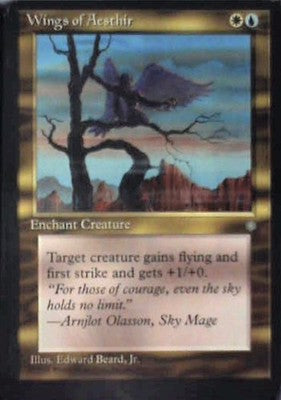 Wings of Aesthir - Ice Age: #305, Magic: The Gathering Lp C334
