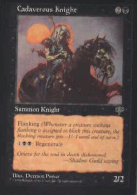 Cadaverous Knight - Mirage: #110, Magic: The Gathering Nm R107