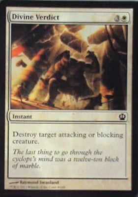 Divine Verdict - Theros: #8, Magic: The Gathering Nm R104
