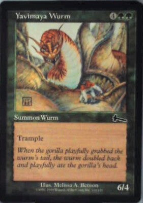 Yavimaya Wurm - Urza's Legacy: #120, Magic: The Gathering Nm R39