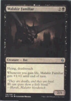 Malakir Familiar - Battle for Zendikar: #116, Magic: The Gathering Nm R103