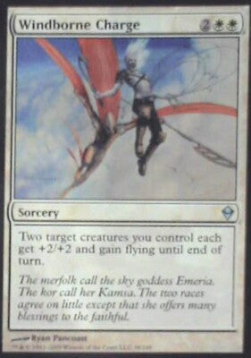 Windborne Charge - Conspiracy: Take the Crown: #100, MTG Lp R197