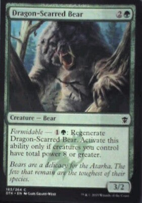 Dragon-Scarred Bear - Dragons of Tarkir: #183, Magic: The Gathering Nm R83