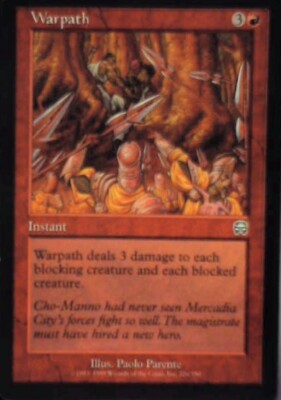 Warpath - Mercadian Masques: #226, Magic: The Gathering Nm R131