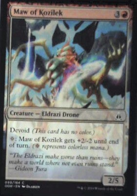 Maw of Kozilek - Oath of the Gatewatch: #99, Magic: The Gathering Nm R143