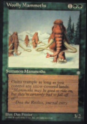 Woolly Mammoths - Ice Age: #278, Magic: The Gathering Lp R112