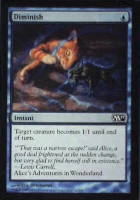 Diminish - Magic 2011 (M11): #52, Magic: The Gathering Nm R192
