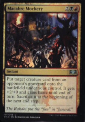 Macabre Mockery - Ravnica Allegiance: #191, Magic: The Gathering Nm R49