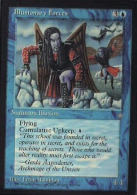 Illusionary Forces - Ice Age: #75, Magic: The Gathering Nm R83