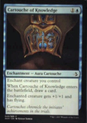 Cartouche of Knowledge - Amonkhet: #45, Magic: The Gathering Nm R103