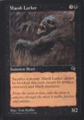 Marsh Lurker - Tempest: #144, Magic: The Gathering Mp R37